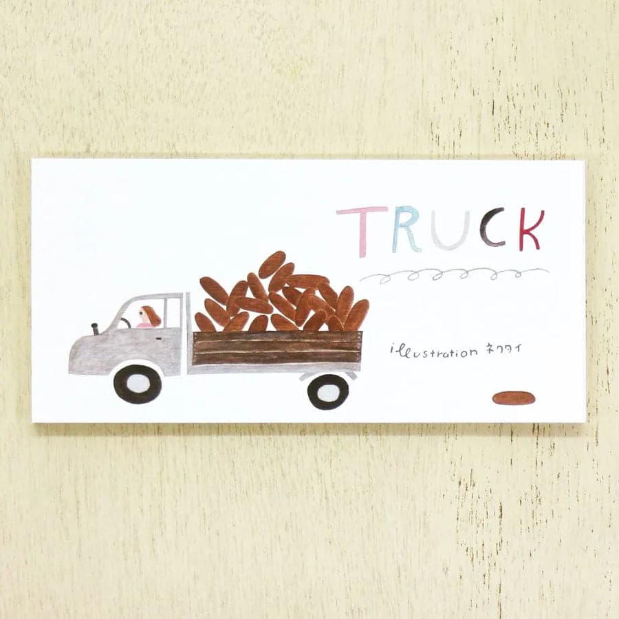 Cozyca x Necktie Memo Pad: Truck