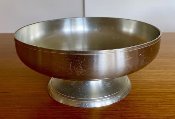 Decorative Pewter Bowl